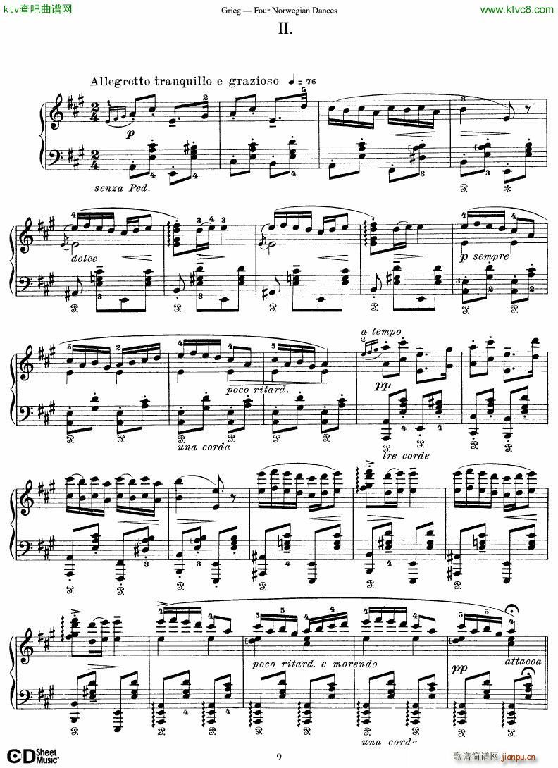 Grieg Four Norwegian Dances9