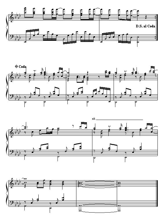我的名字叫伊莲-钢琴谱(钢琴曲)-未知分类4