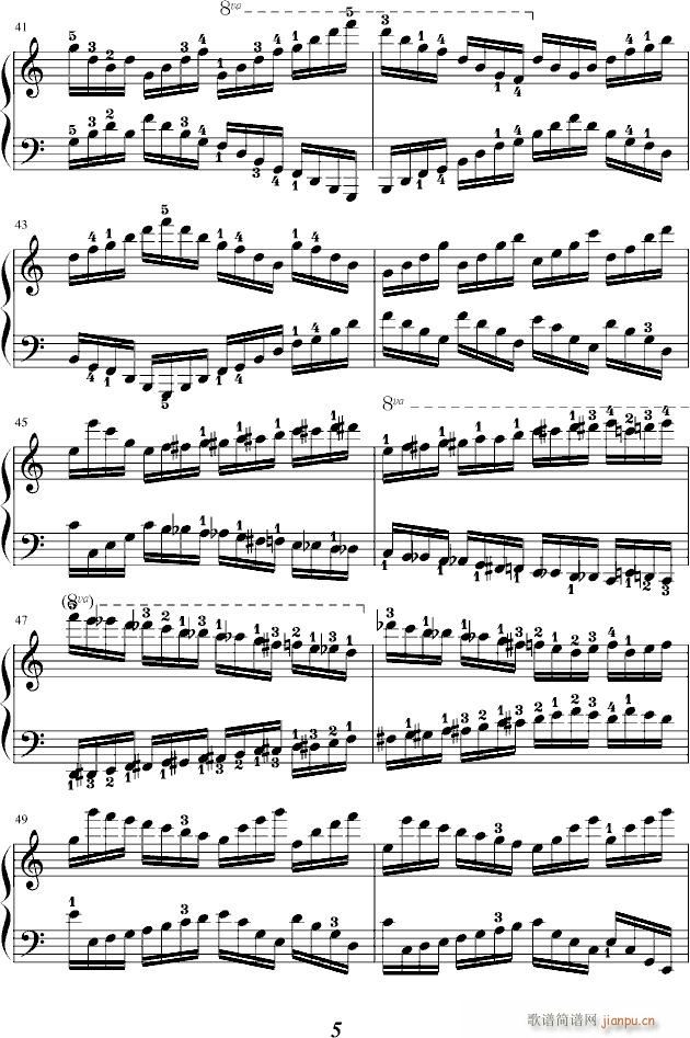 299最难练习曲_车尔尼-Czerny5