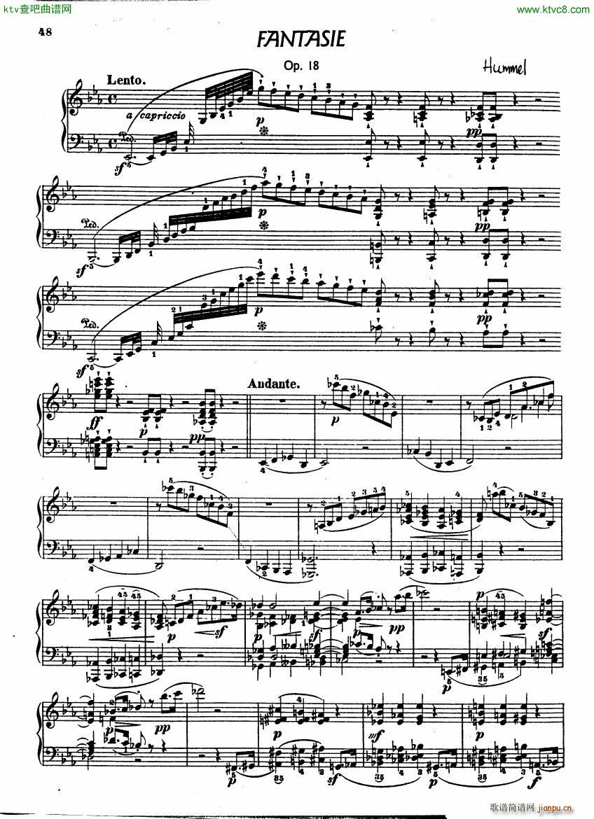 Hummel op18 Fantasie1