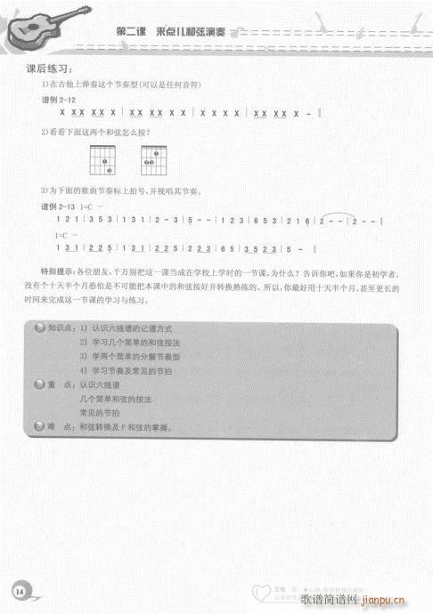 吉他自学20课 目录-20页19