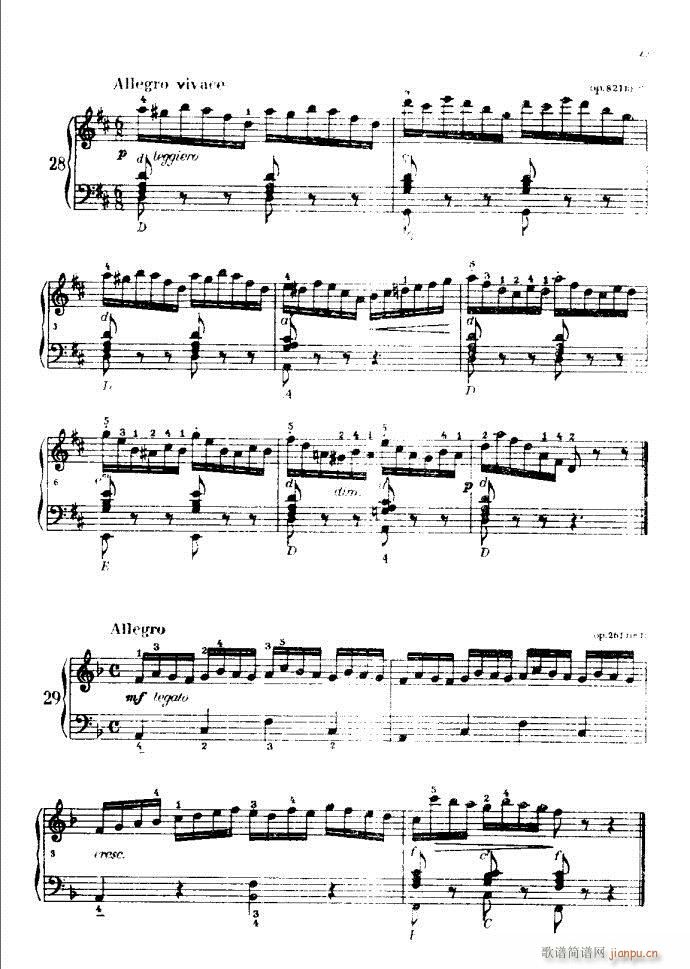 车尔尼手风琴练习曲集27