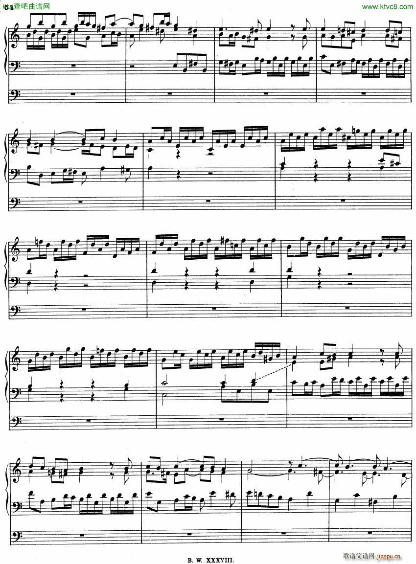 Bach JS BWV 561 Fantasia Fugue in Am7