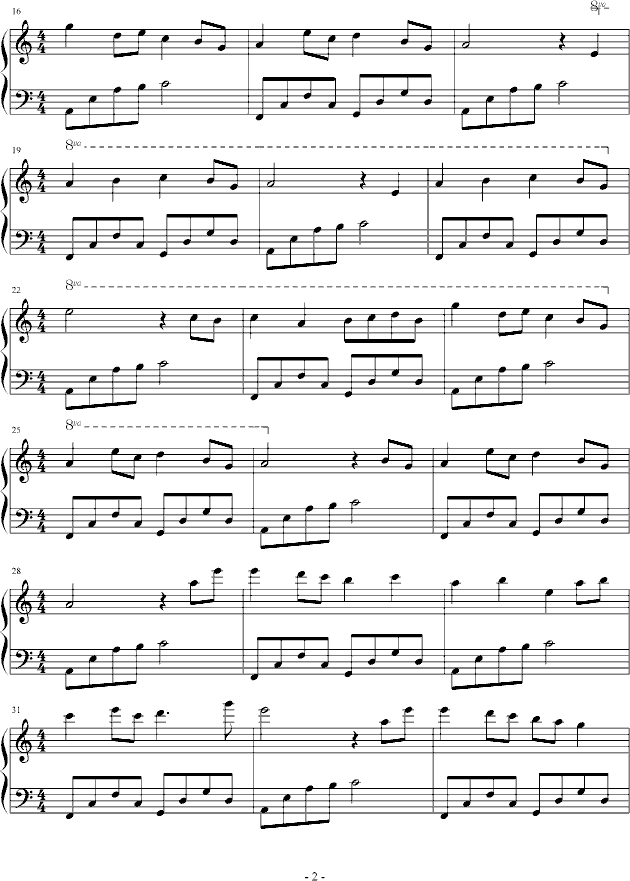 梦境-钢琴谱(钢琴曲)-Chopinist2