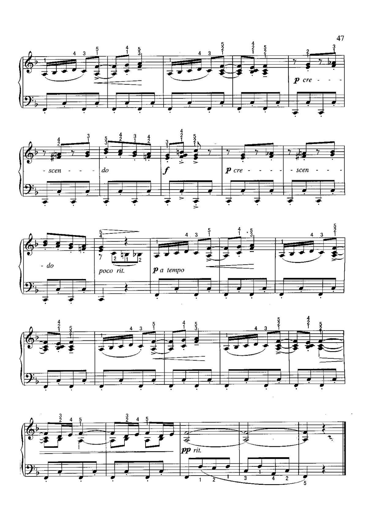 纺纱曲(不可不弹的世界钢琴名曲100首)3