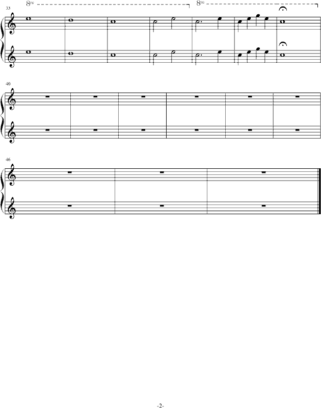 从全音符到八分音符-钢琴谱(钢琴曲)-李羽2