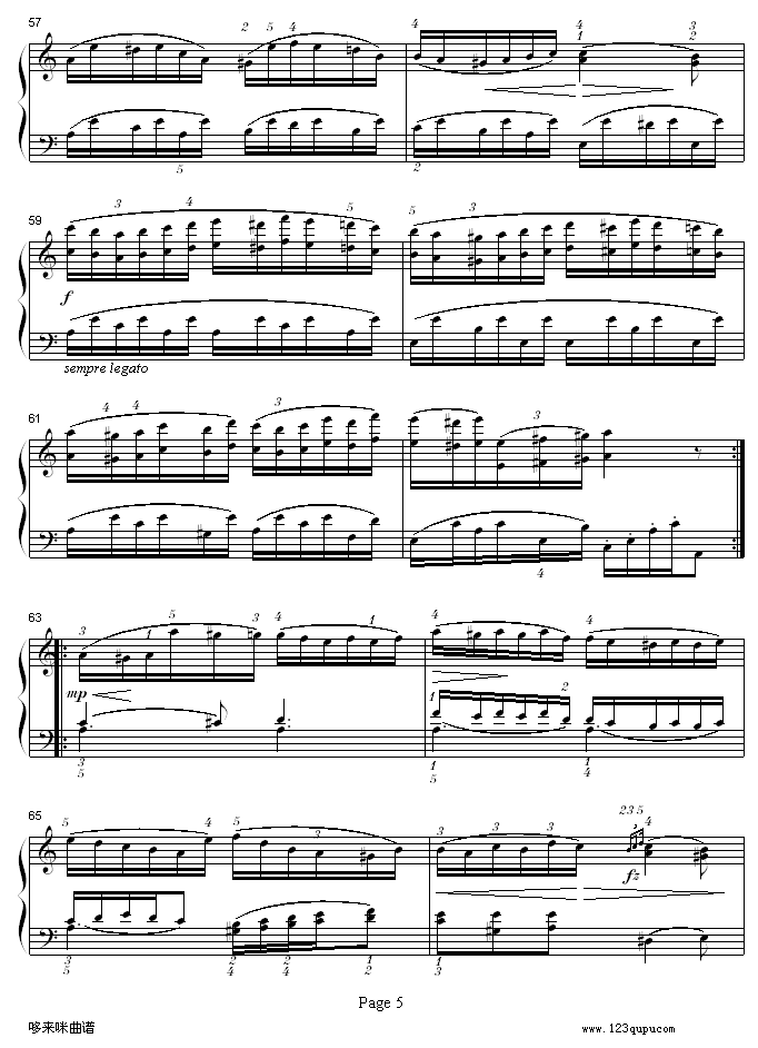 A大调钢琴奏鸣曲K331-寒风-莫扎特5