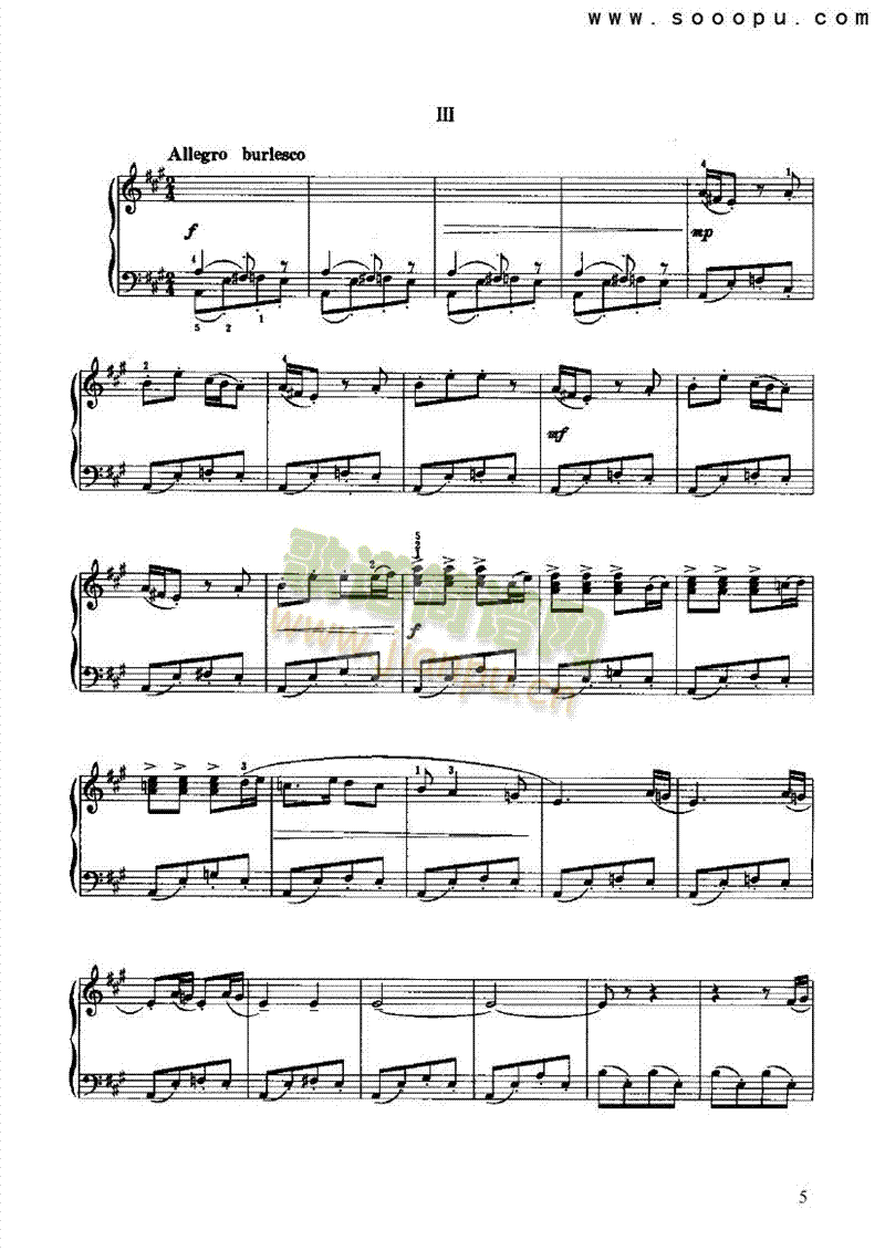 儿童小奏鸣曲 键盘类 钢琴5