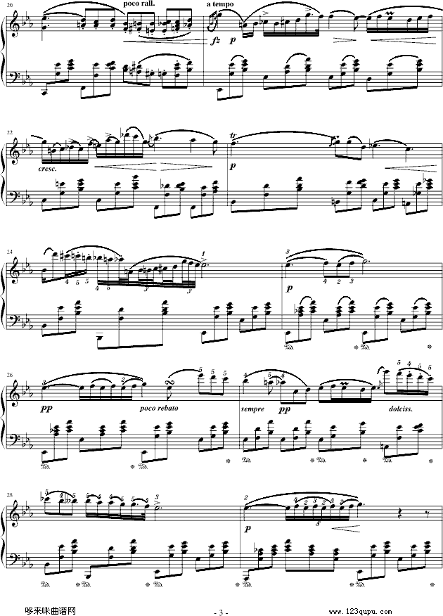 降E大调夜曲-（Op.9-2）-肖邦3