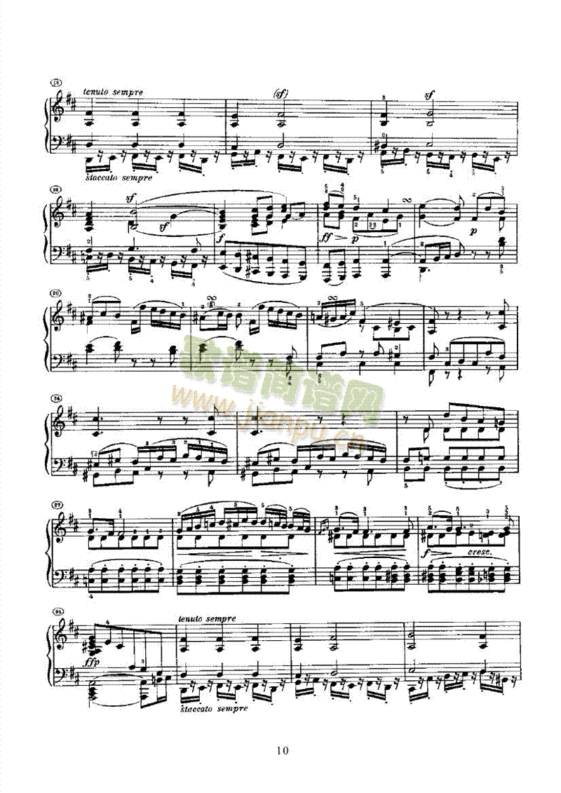 奏鸣曲(Opus2 Nr.2) 键盘类 钢琴10