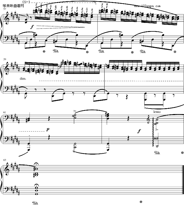 肖邦三度练习曲(op.25 no.6)-肖邦8