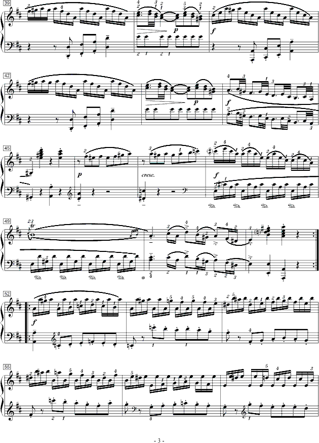 莫扎特D大调钢琴奏鸣曲K.2843
