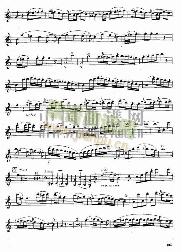 莫扎特C大调长笛协奏曲(Morzat C Major Concerto)2