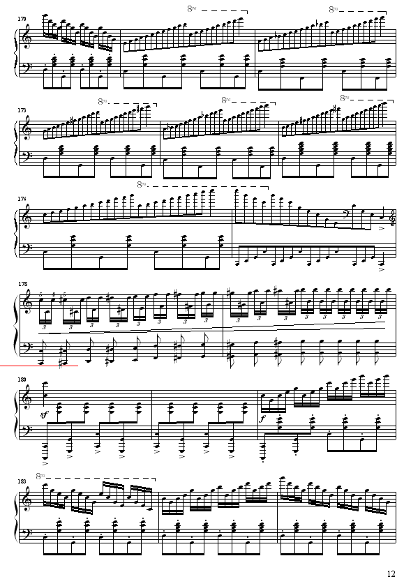C大调练习曲No.212