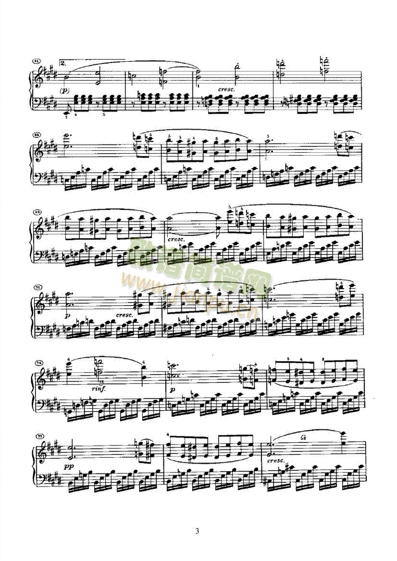 奏鸣曲(Opus14 Nr.1) 键盘类 钢琴3