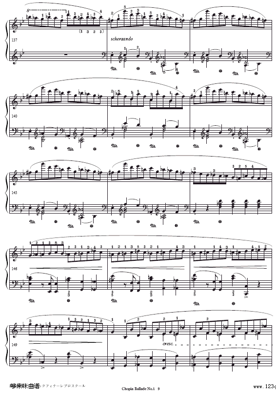 第一叙事曲-Ballade No.1-肖邦9