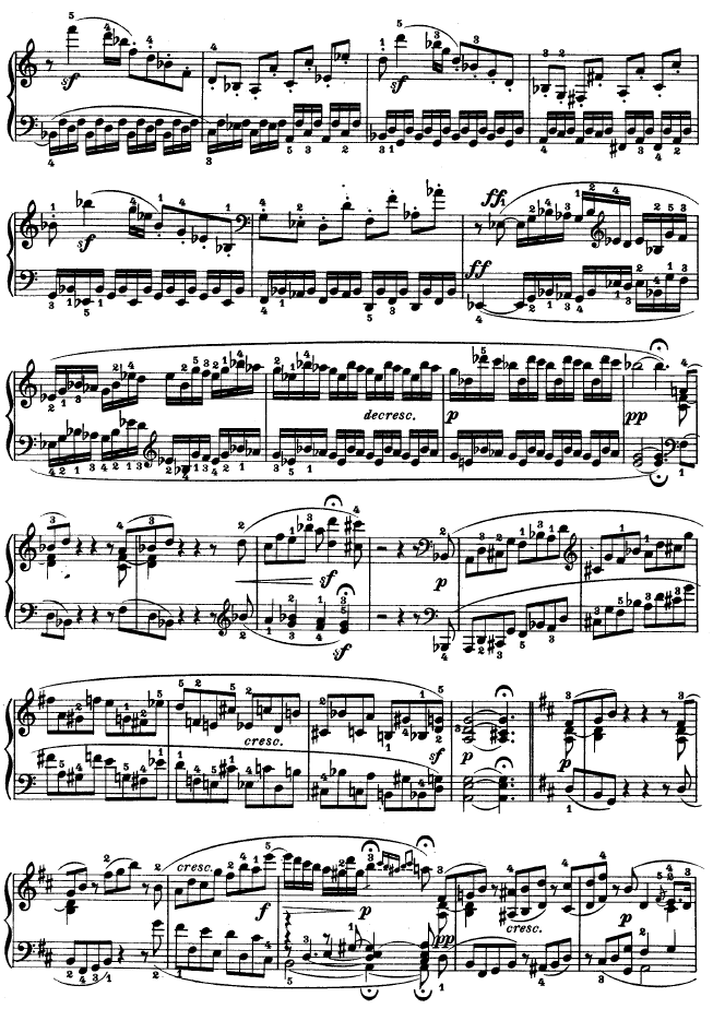 D大调第七钢琴奏鸣曲 - Op. 10 No--319