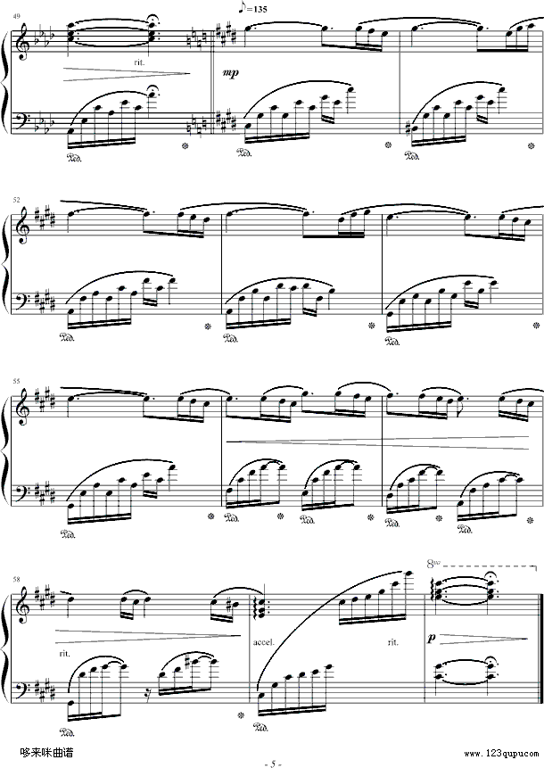 肖邦的钢琴叙事曲-肖邦5
