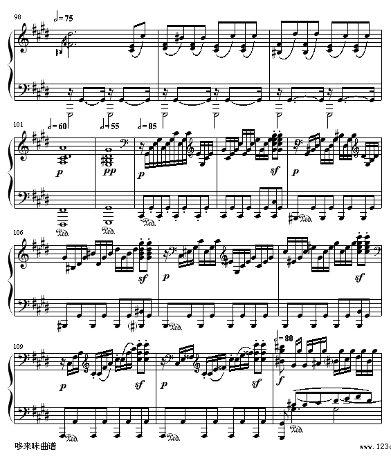 月光(第三乐章)-贝多芬9