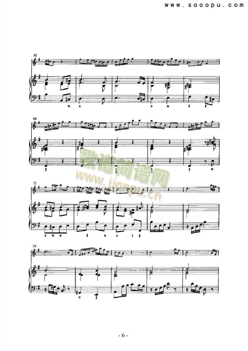 第五奏鸣曲（总谱） 管乐类 长笛6