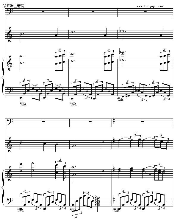 秋夜随想曲- (钢琴小提琴合奏)-Alexboy5
