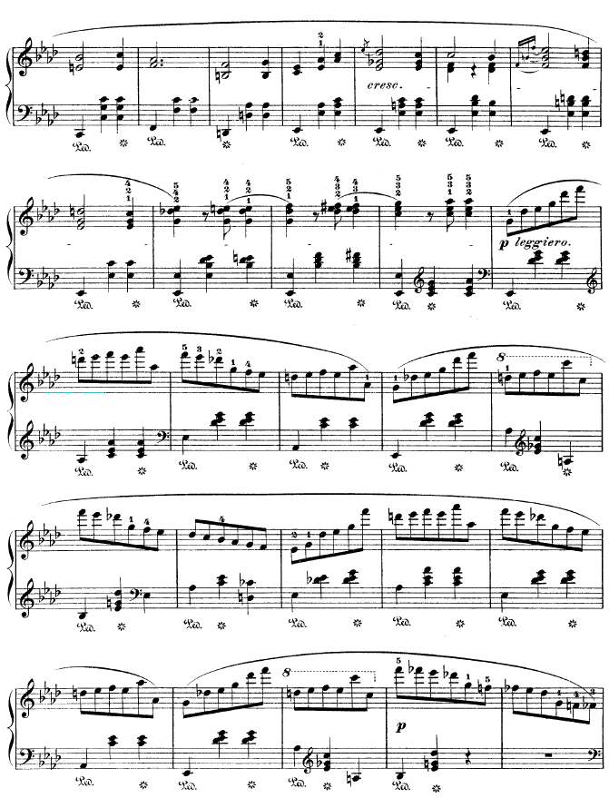 降A大调圆舞曲作品426