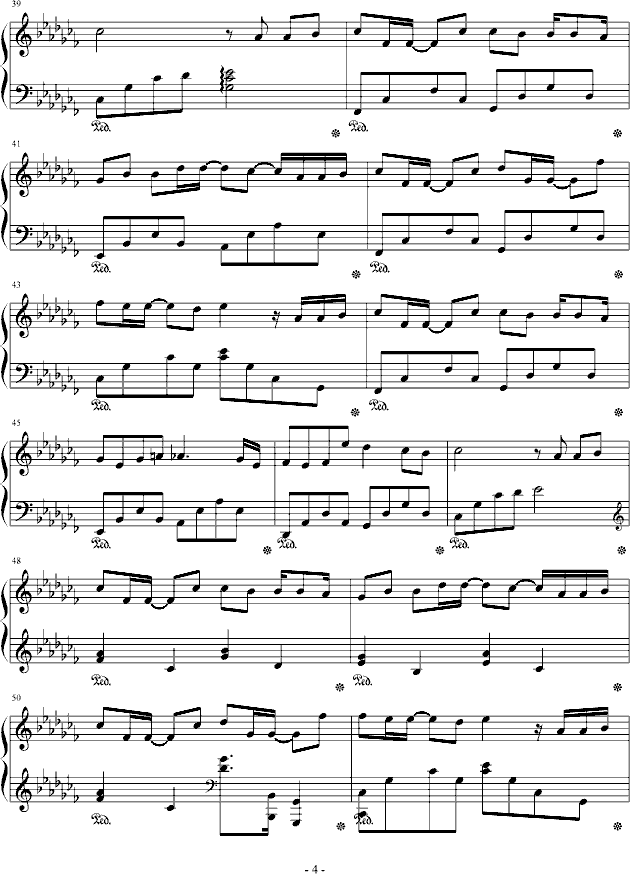 心距4