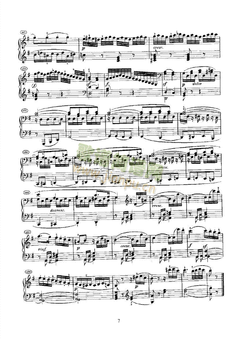 奏鸣曲(Opus14 Nr.2) 键盘类 钢琴7
