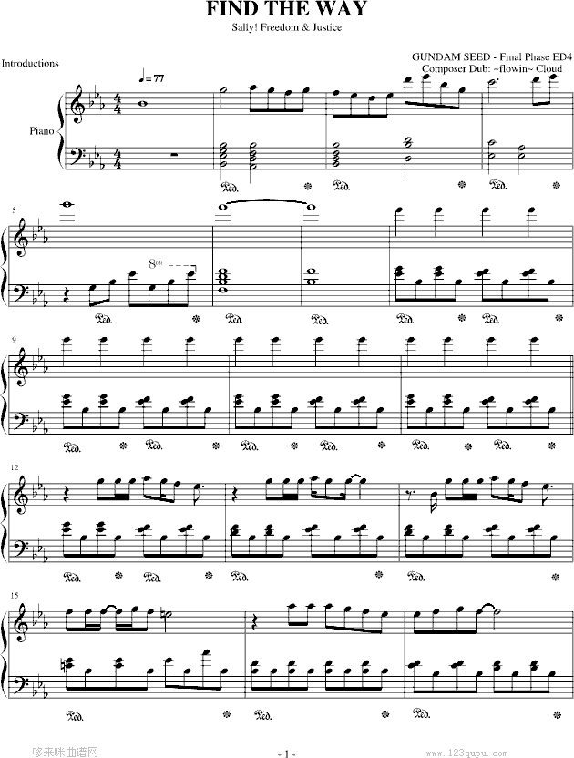 FIND THE WAY-Gundam Seed1
