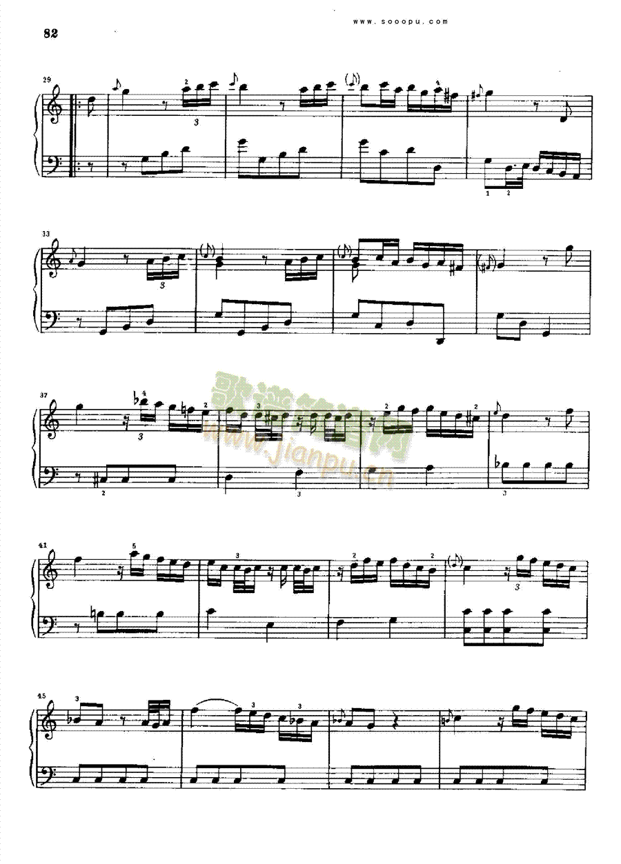 C大调奏鸣曲(首版) 键盘类 钢琴2
