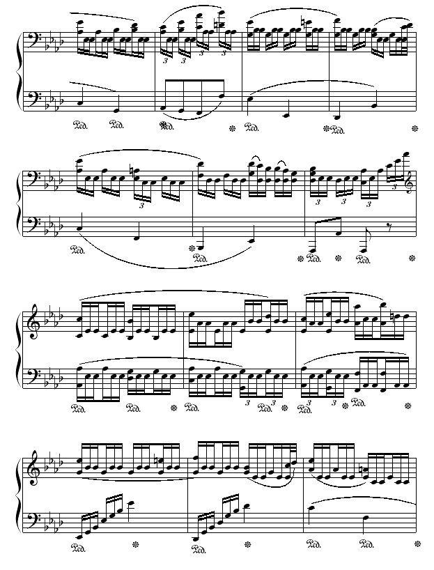 悲怆奏鸣曲第二乐章4