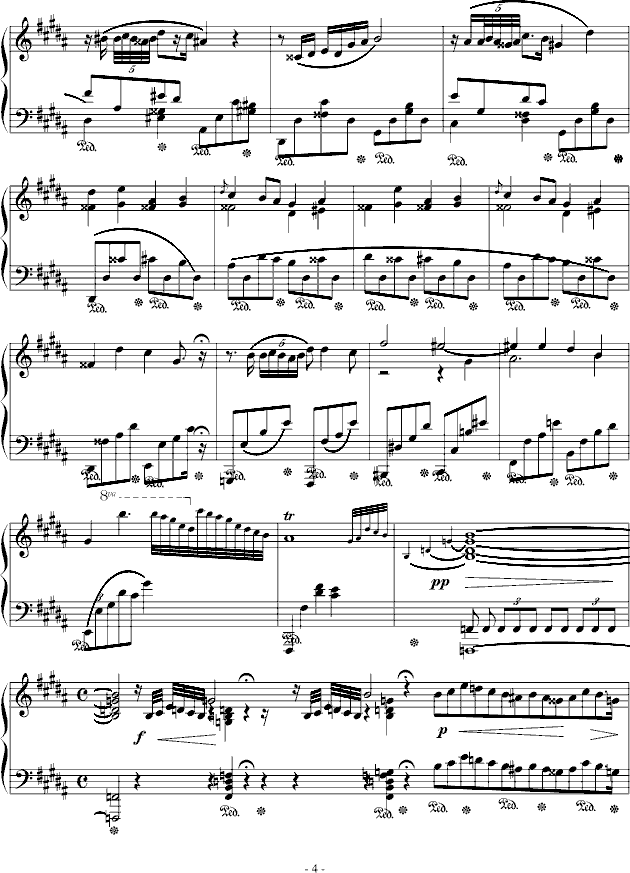 B大调夜曲Op.32 No.14