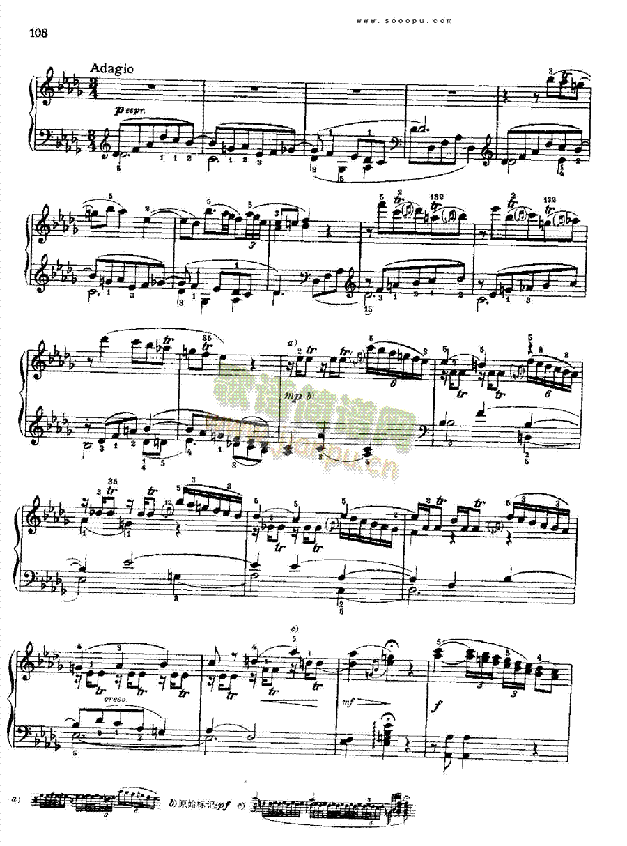 奏鸣曲十一1786年出版 键盘类 钢琴7
