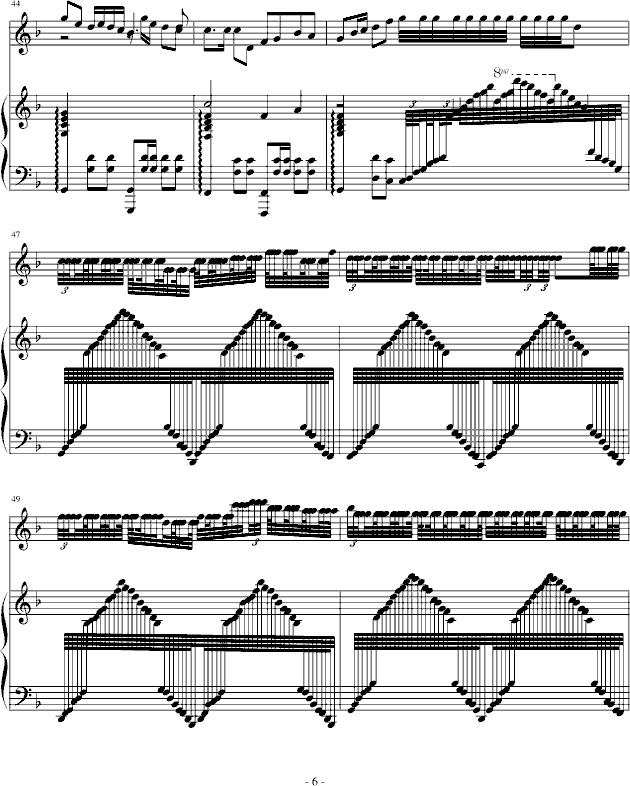 望江南（钢琴/古筝）6