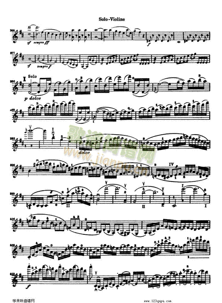 贝多芬小提琴协奏曲(konzert fur violine)8
