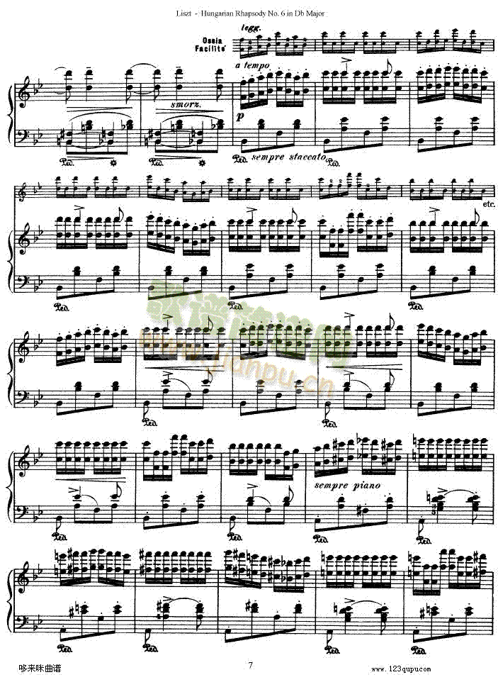 匈牙利狂想曲第六号-李斯特7