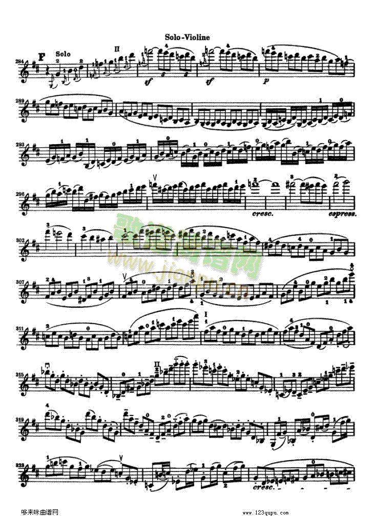 贝多芬小提琴协奏曲(konzert fur violine)6