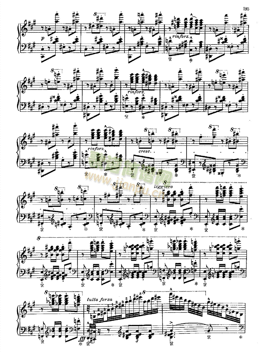 梅菲斯托圆舞曲 键盘类 钢琴20