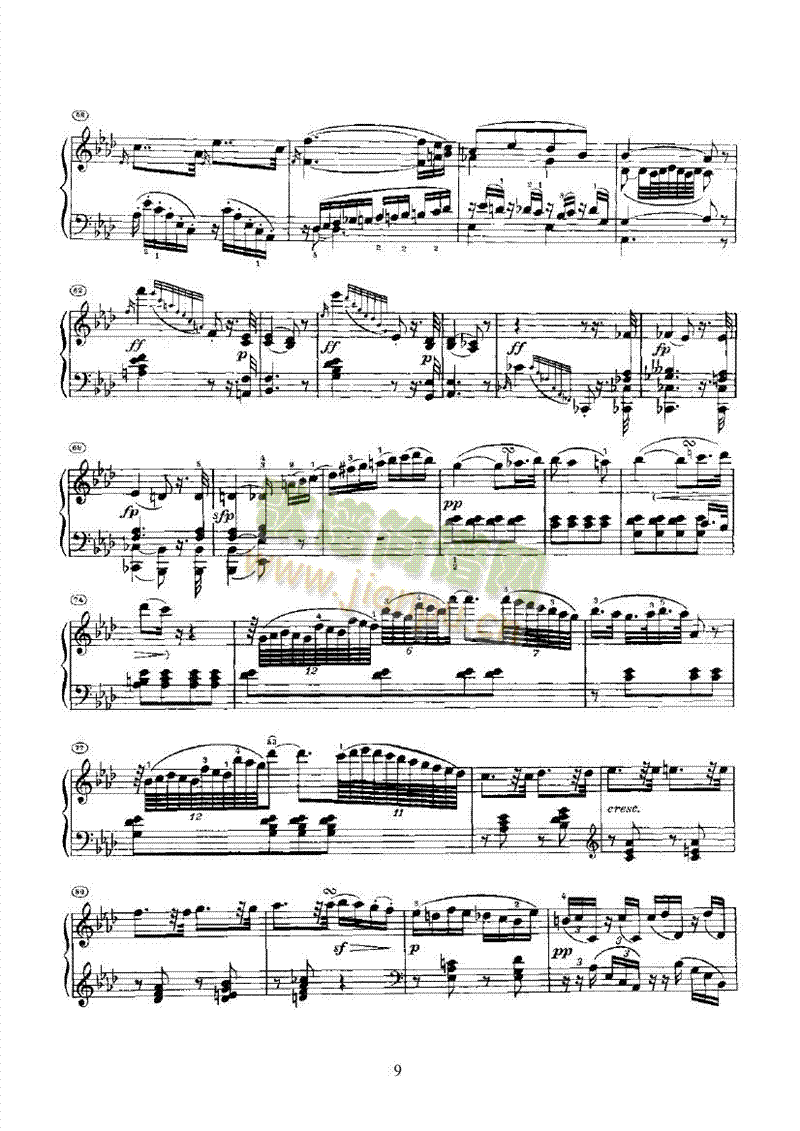 奏鸣曲(Opus10 Nr.1) 键盘类 钢琴9