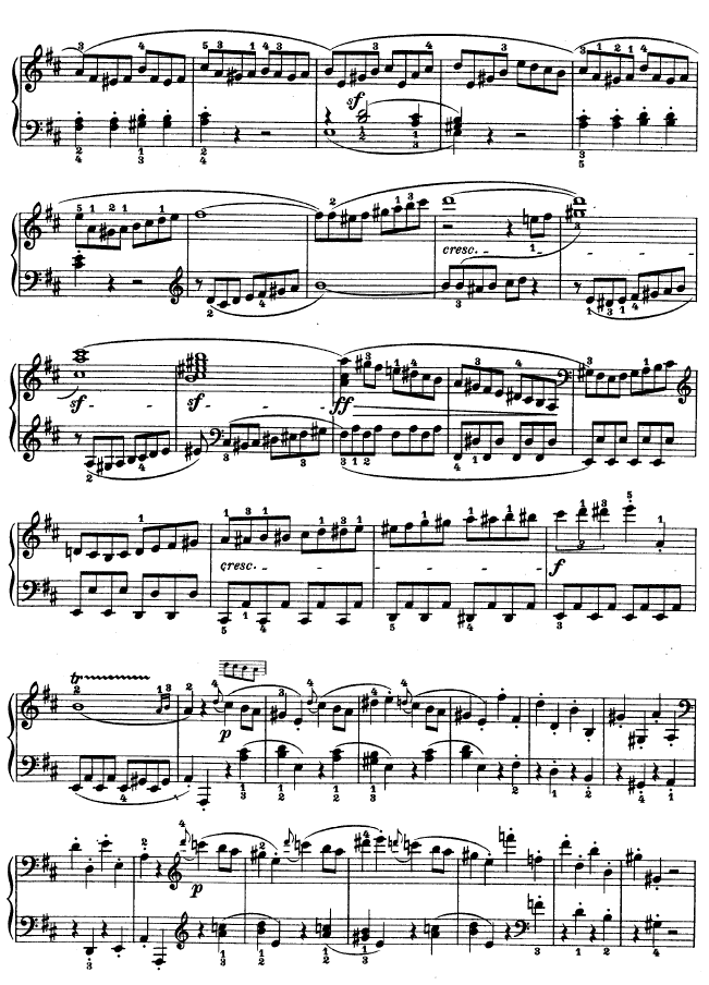 D大调第七钢琴奏鸣曲 - Op. 10 No--32