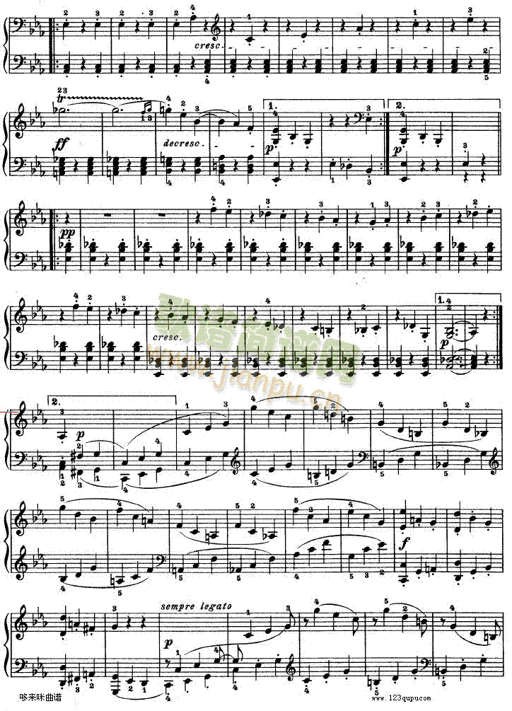 第十三钢琴奏鸣曲-（Op.27 No.1）-贝多芬5