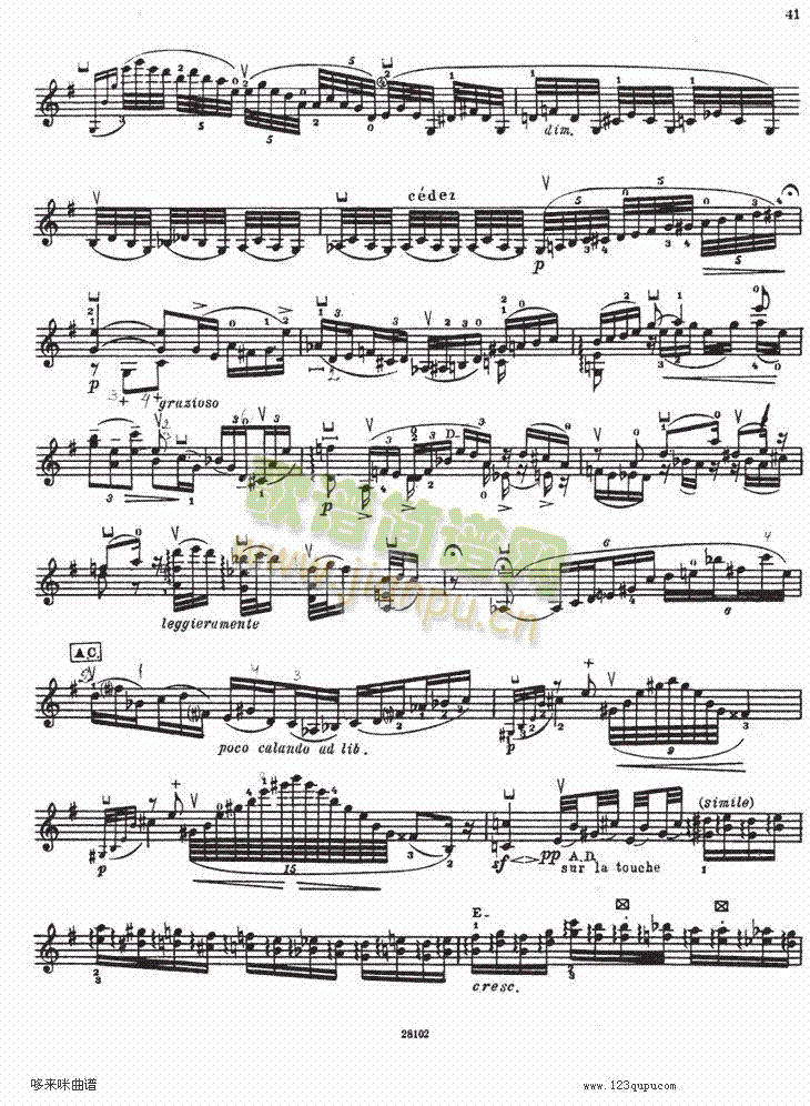 伊萨伊小提琴奏鸣曲（sonate No5）6