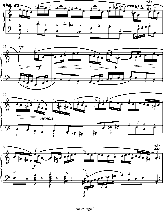 初步II No.25 Scherzo-巴赫2