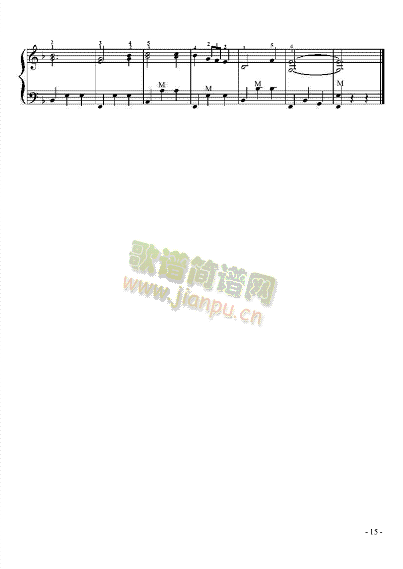 二级乐曲《小白船》 键盘类 手风琴2