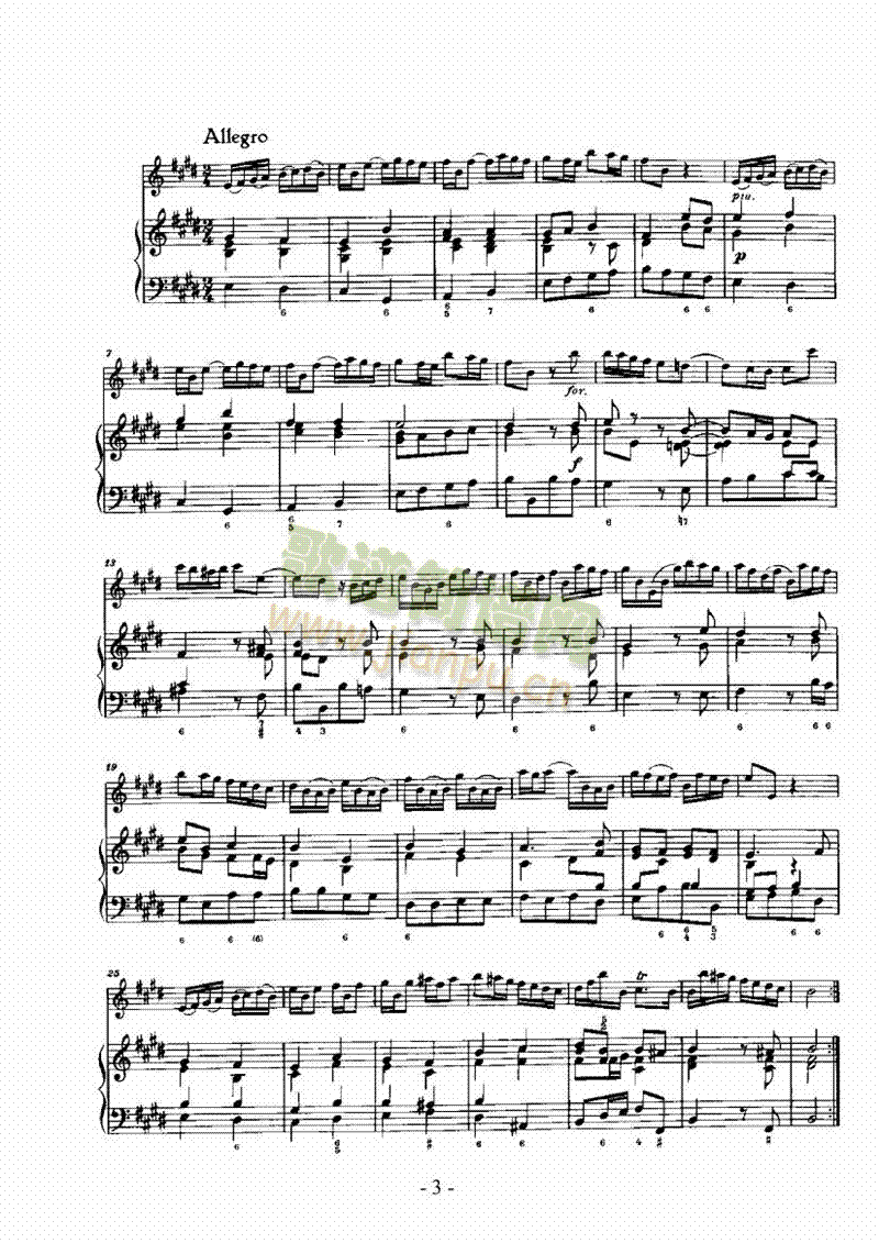 A大调奏鸣曲 弦乐类 小提琴3