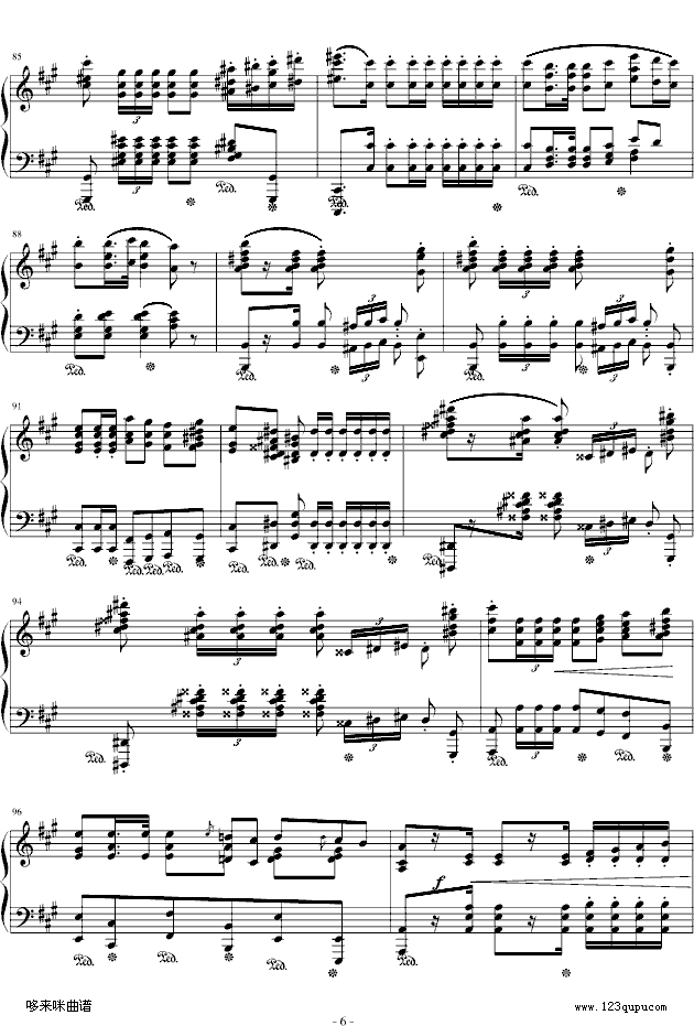 波兰军队舞曲-Op.40 No.1-肖邦6