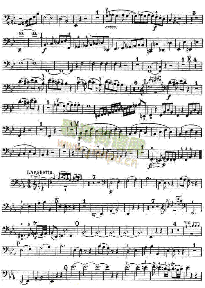 提琴三重奏 第二首 降B大调 K.502之Cello TRIO2