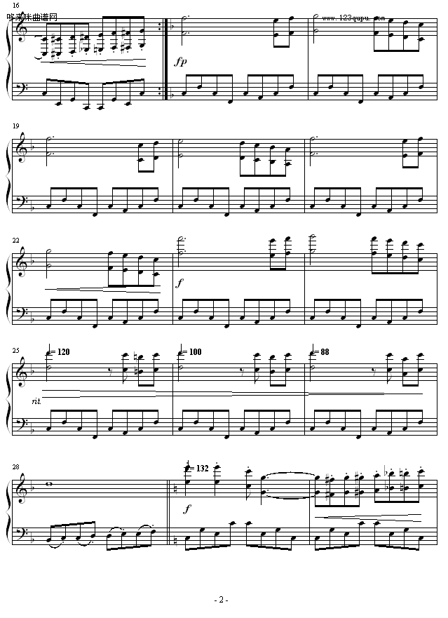 C大调奏鸣曲-曹博来2
