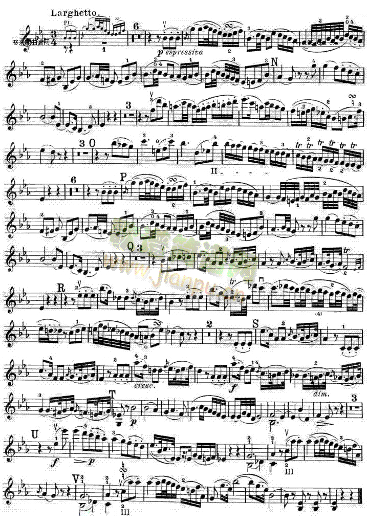 提琴三重奏 第二首 降B大调 K.502之Violin TRIO3