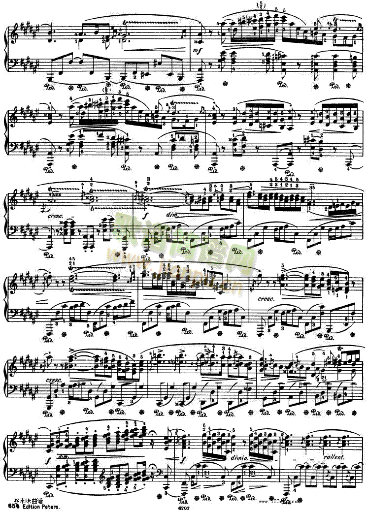 船歌 Barcarolle Op 60-肖邦2